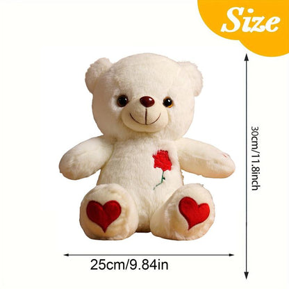 Stitched Glow Bear – Soft LED Plush Toy