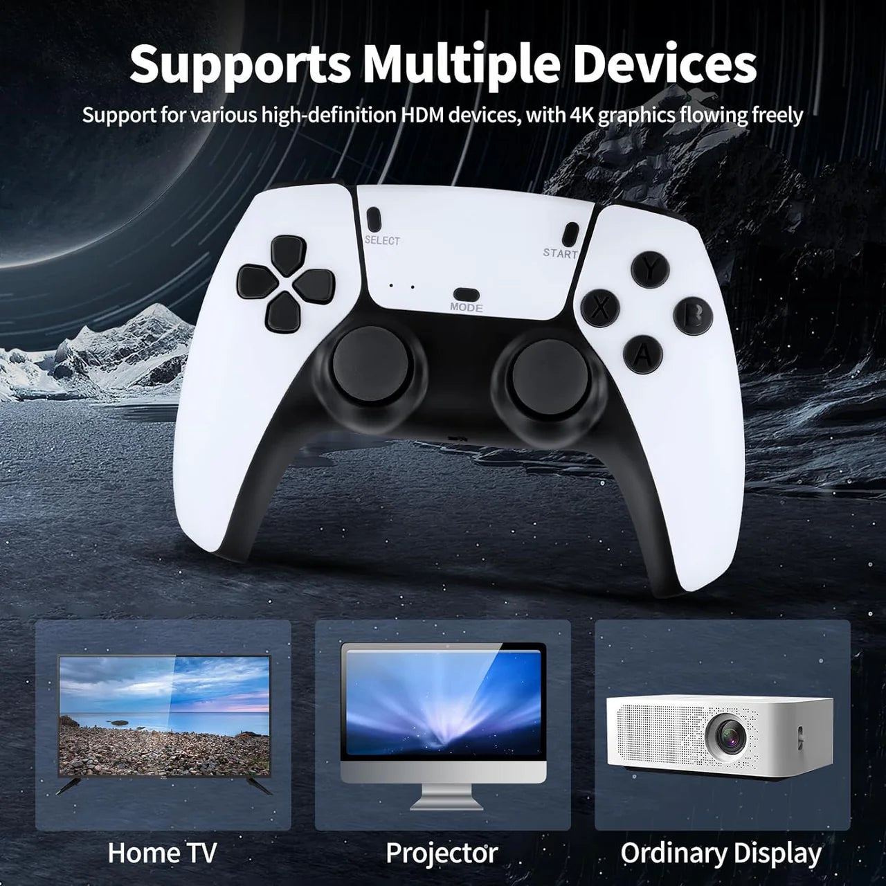 4K Ultra HD Wireless TV Game Stick Pro